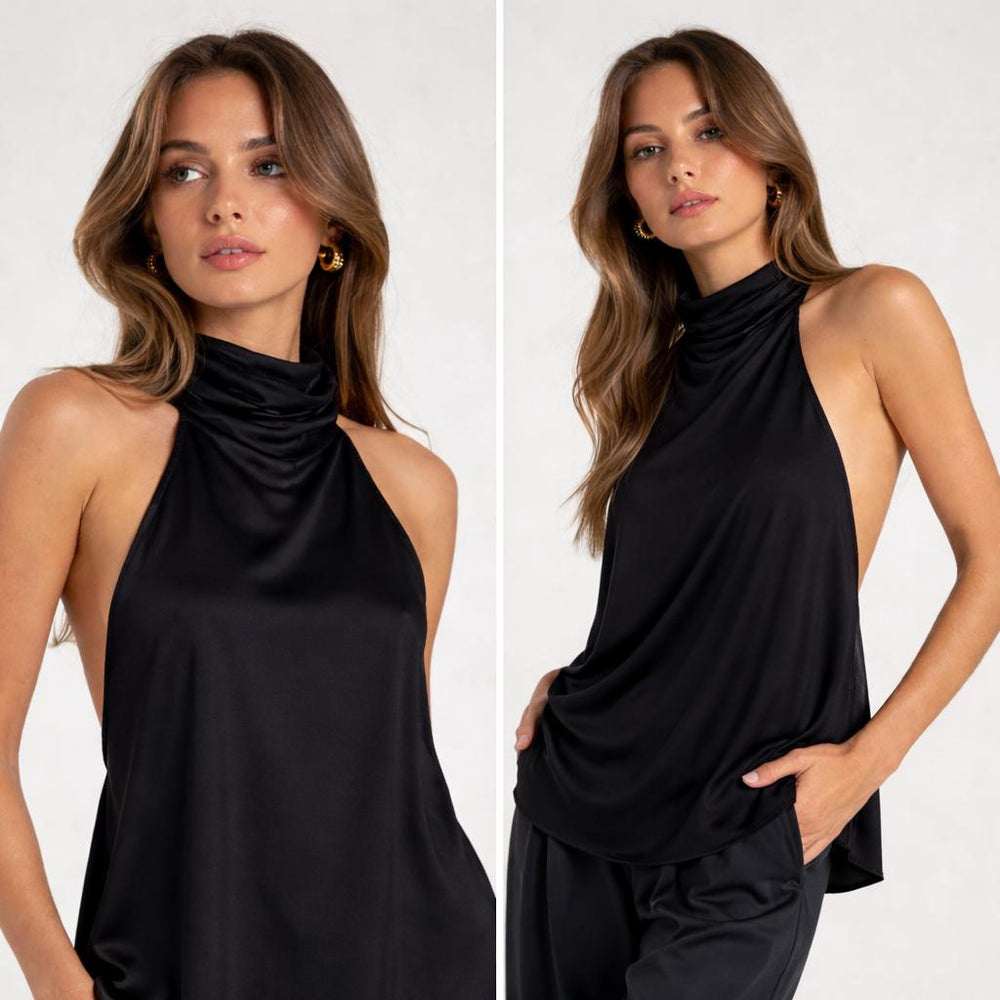 Top cuello halter