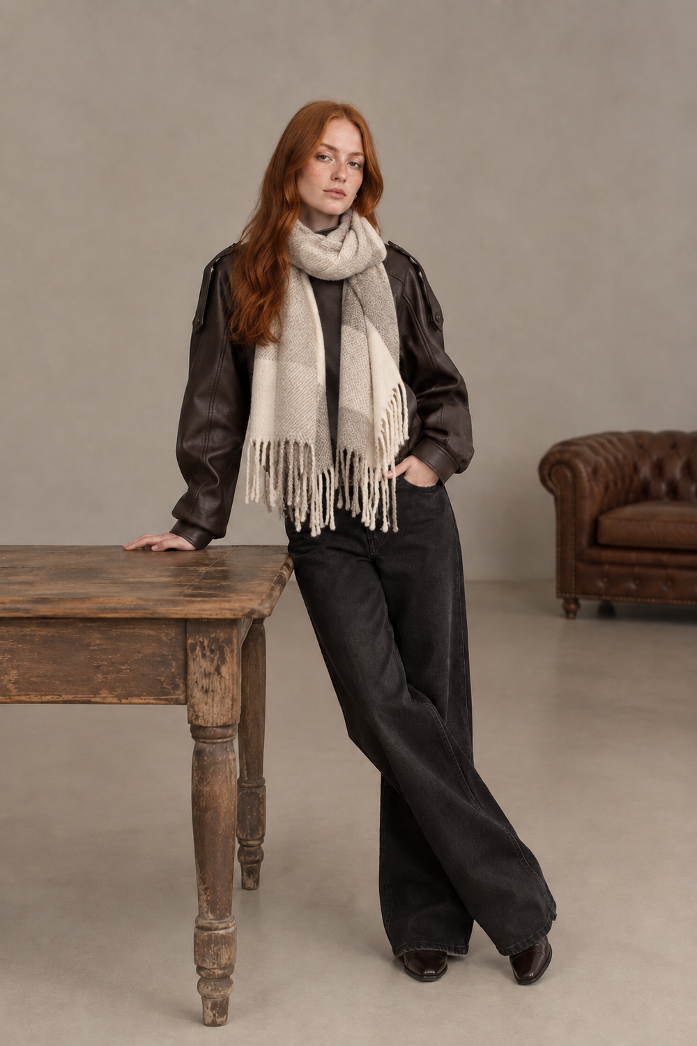 Bufanda Varel Élise | Beige